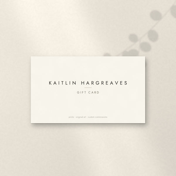 Kaitlin Hargreaves gift card