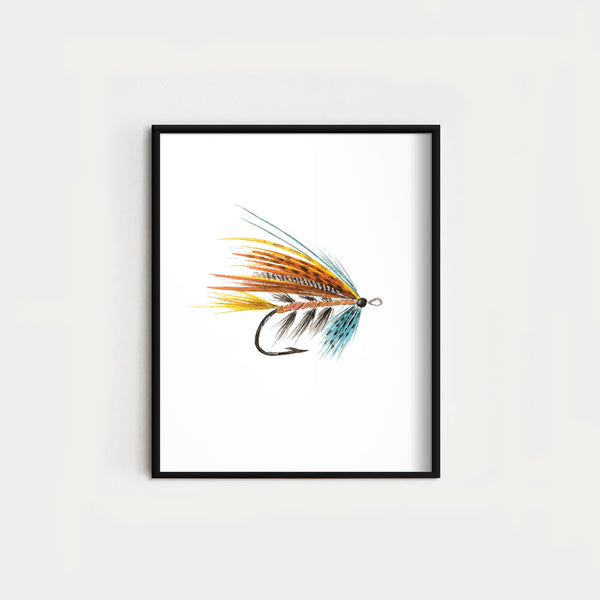 Fishing | Orange/Blue Fly