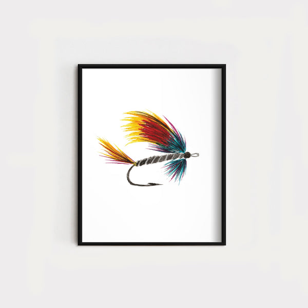 Fishing | Red/Blue Fly